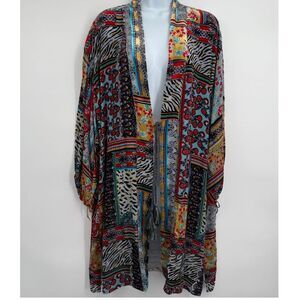 Johnny Was Bibi‎ Silk-Blend Kimono Small